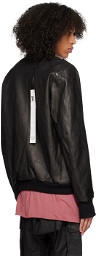 11 by Boris Bidjan Saberi Black J3 Leather Jacket