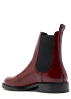 Alohas Lanz Leather Chelsea Boots Burgundy