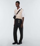 Prada Leather T-Strap Mary Jane shoes