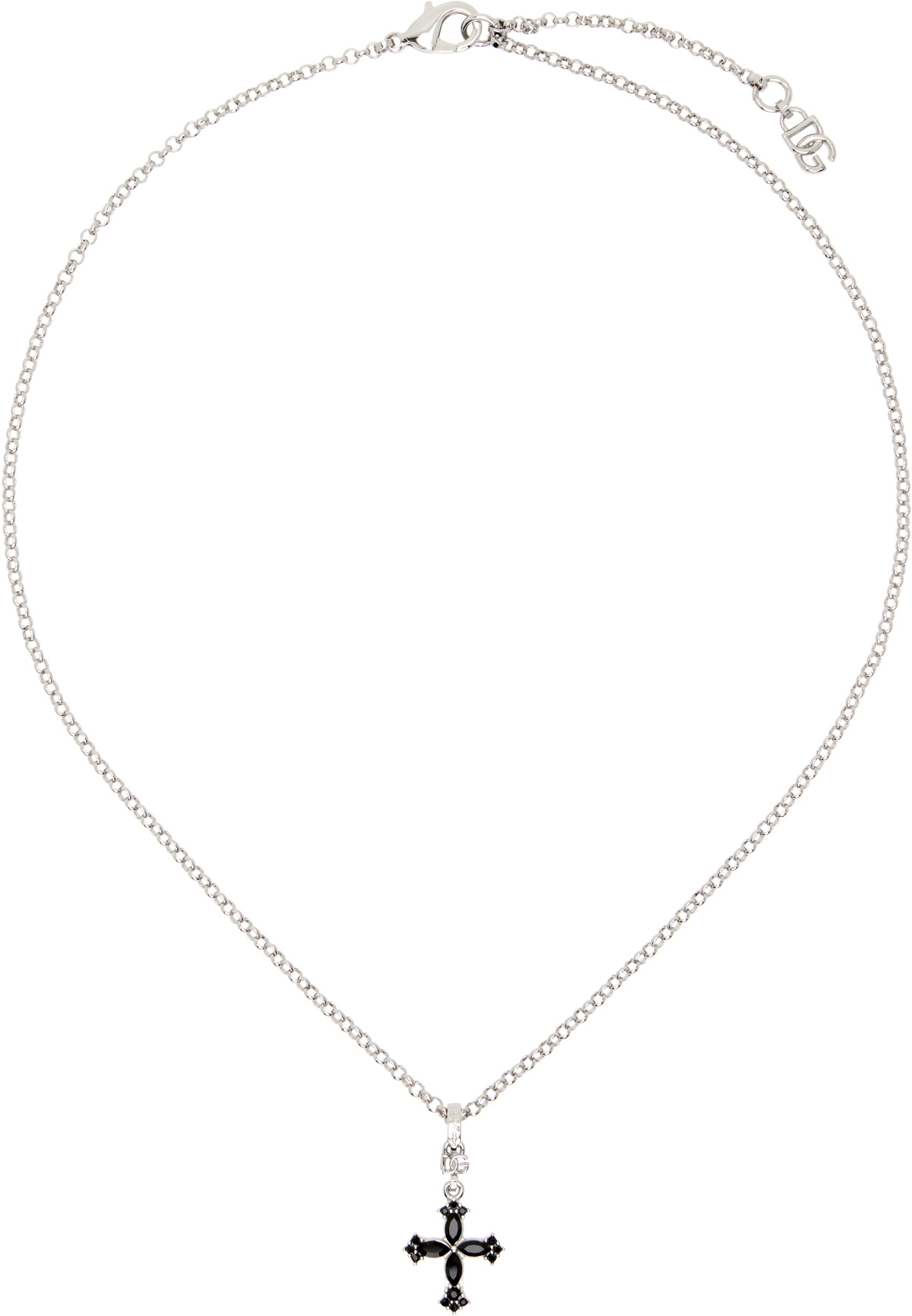 Dolce&Gabbana Silver Cross Necklace