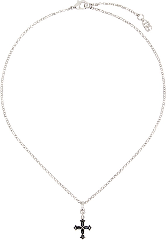 Photo: Dolce&Gabbana Silver Cross Necklace