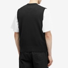 MM6 Maison Margiela Men's Jacquard Number Logo Vest in Black