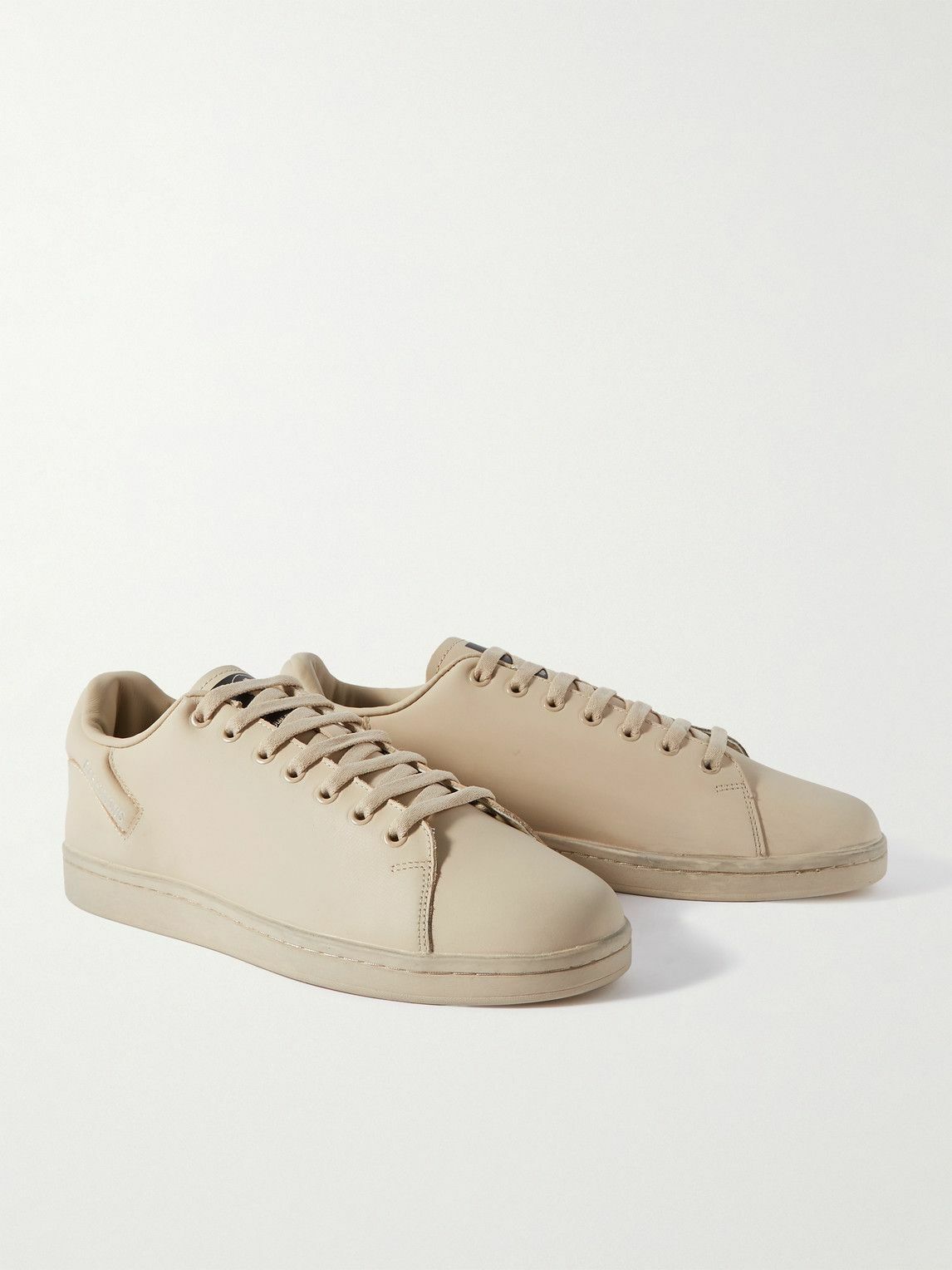 Baskets RAF SIMONS RUNNER ORION - Taille 43, Cuir Argenté - Homme - NEUVES Avec Boîte