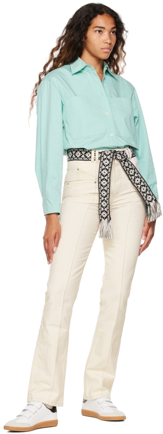 Isabel Marant Off White and Black Belt Isabel Marant Black & Off-White Etka Belt Isabel Marant main image 2