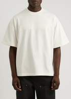 Jil Sander Logo-print Cotton T-shirt Cream