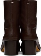 Maison Margiela Brown Tabi Ankle Boots