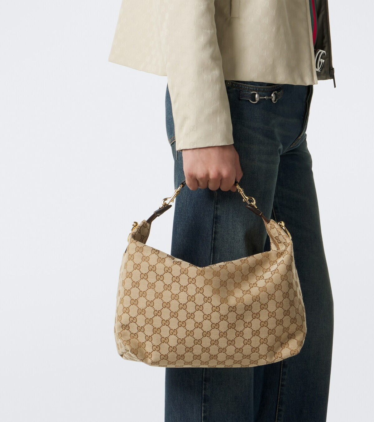Gucci Brera Medium GG canvas crossbody bag