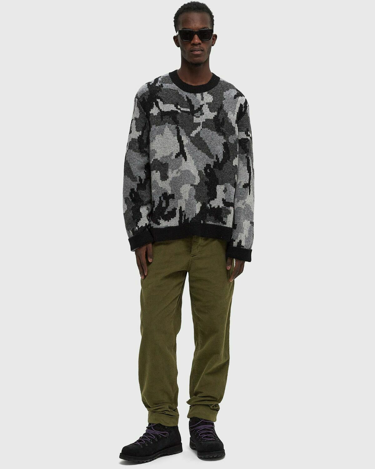 新品 BRIEFING MS CAMO JQ CREW NECK KNIT New BRIEFING MS CAMO JQ