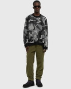 Awake CAMO CREWNECK SWEATER Black Mens Pullover