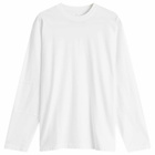 Lady Co. Men's Tripanel Long Sleeve T-Shirt in White