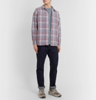 Remi Relief - Checked Cotton-Flannel Shirt - Blue