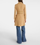 Etro Prince of Wales wool-blend coat