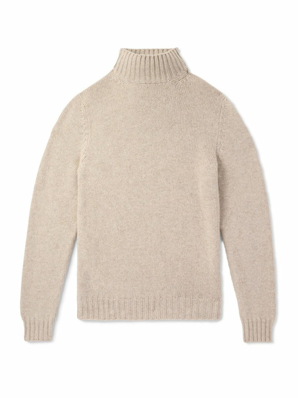 Photo: FEDELI - Onda Wool and Cashmere-Blend Rollneck Sweater - Neutrals