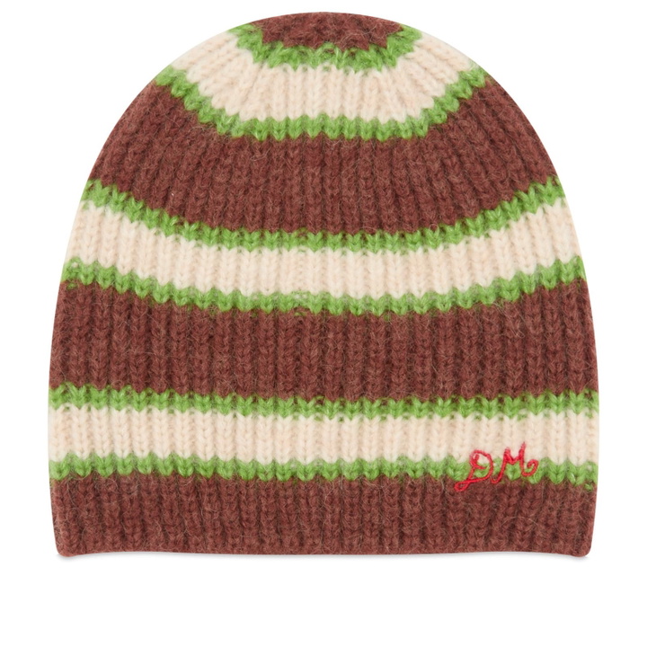 Photo: Damson Madder Women's Stripe Beanie in Multi 