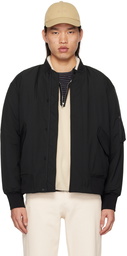 A.P.C. Black Hamilton Bomber Jacket