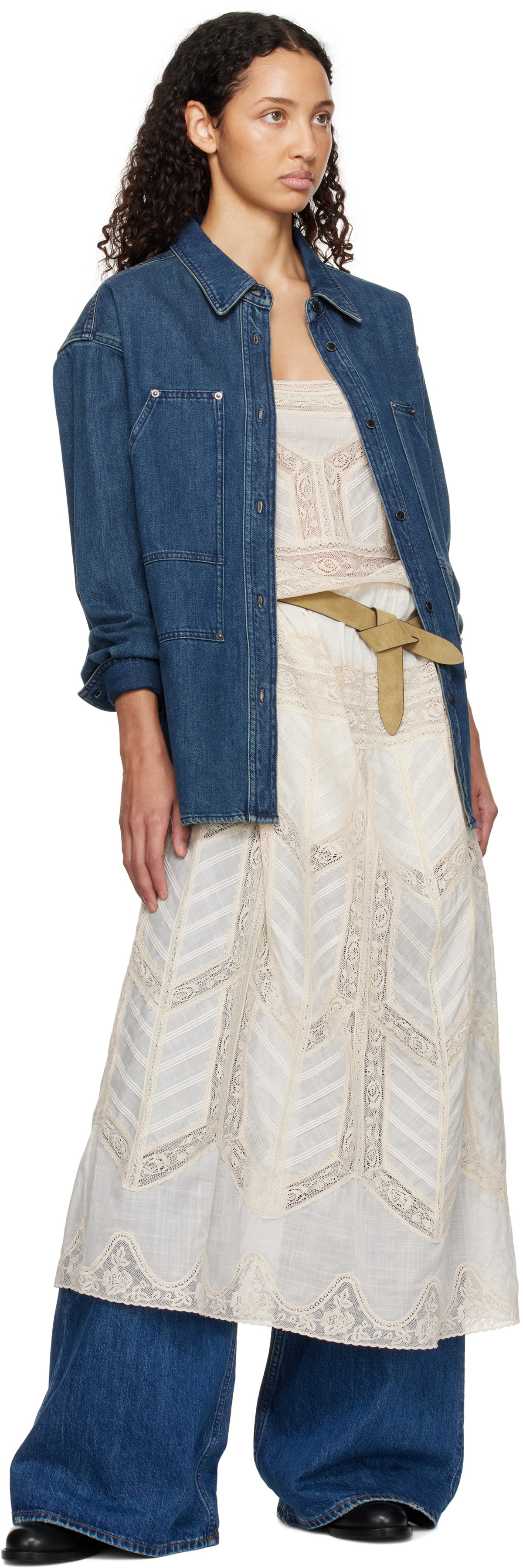 Isabel Marant Etoile Blue Okely Denim Jacket