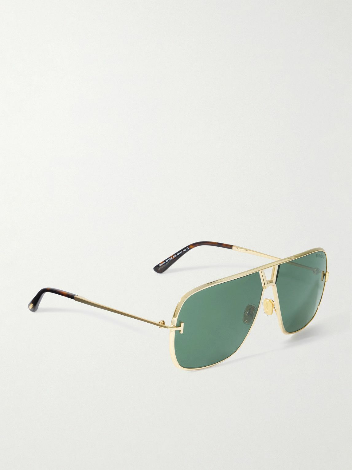 TOM FORD - Stavros Aviator-Style Gold-Tone Sunglasses TOM FORD display picture 2