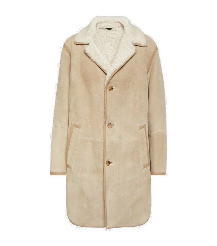 Photo: Loro Piana Sedrun shearling-lined suede coat