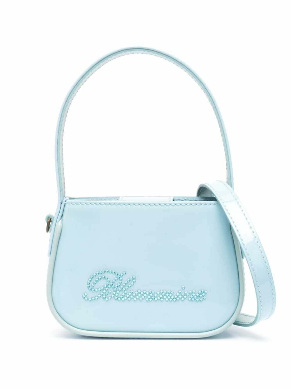 BLUMARINE - Logo Patent Leather Handbag Blumarine