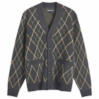 Barbour Men's Ferguson Knitted Cardigan in Black Marl