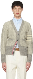 Thom Browne Gray 4-Bar Classic Cardigan