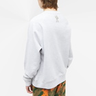 Billionaire Boys Club Men's Camo Arch Logo Crew Sweat in Heather Ash