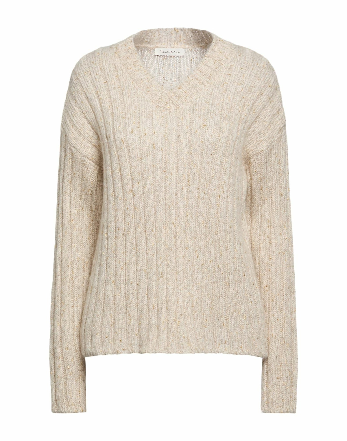 Manila Grace Womens Sweater in Beige
