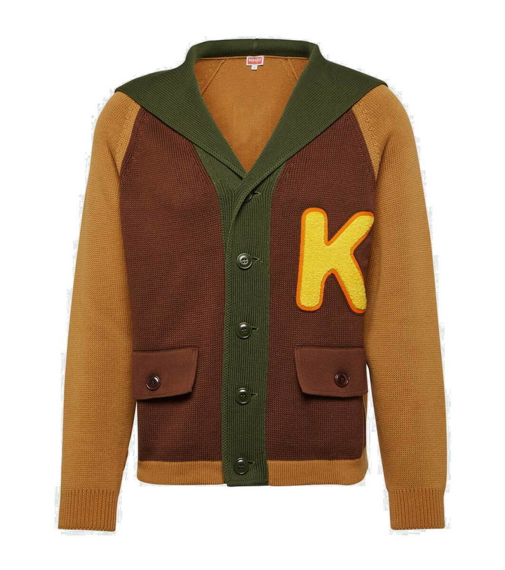 Photo: Kenzo Logo cotton cardigan