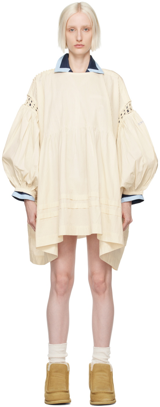 Story mfg. Off-White Mon Minidress