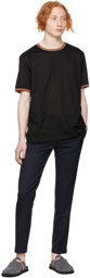 Paul Smith Black Artist Stripe Ringer T-Shirt