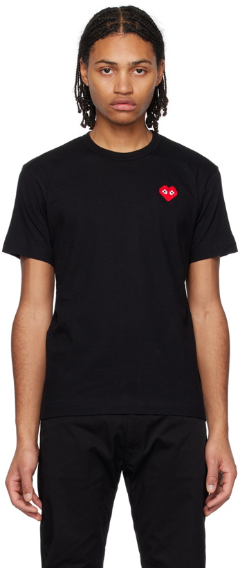 Photo: COMME des GARÇONS PLAY Black Invader Edition Heart T-Shirt
