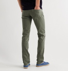 Loro Piana - Slim-Fit Stretch-Denim Jeans - Green