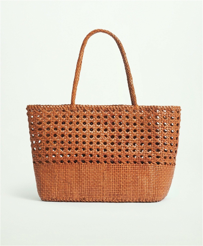 Photo: Brooks Brothers Women's Leather Tote Bag | Cognac