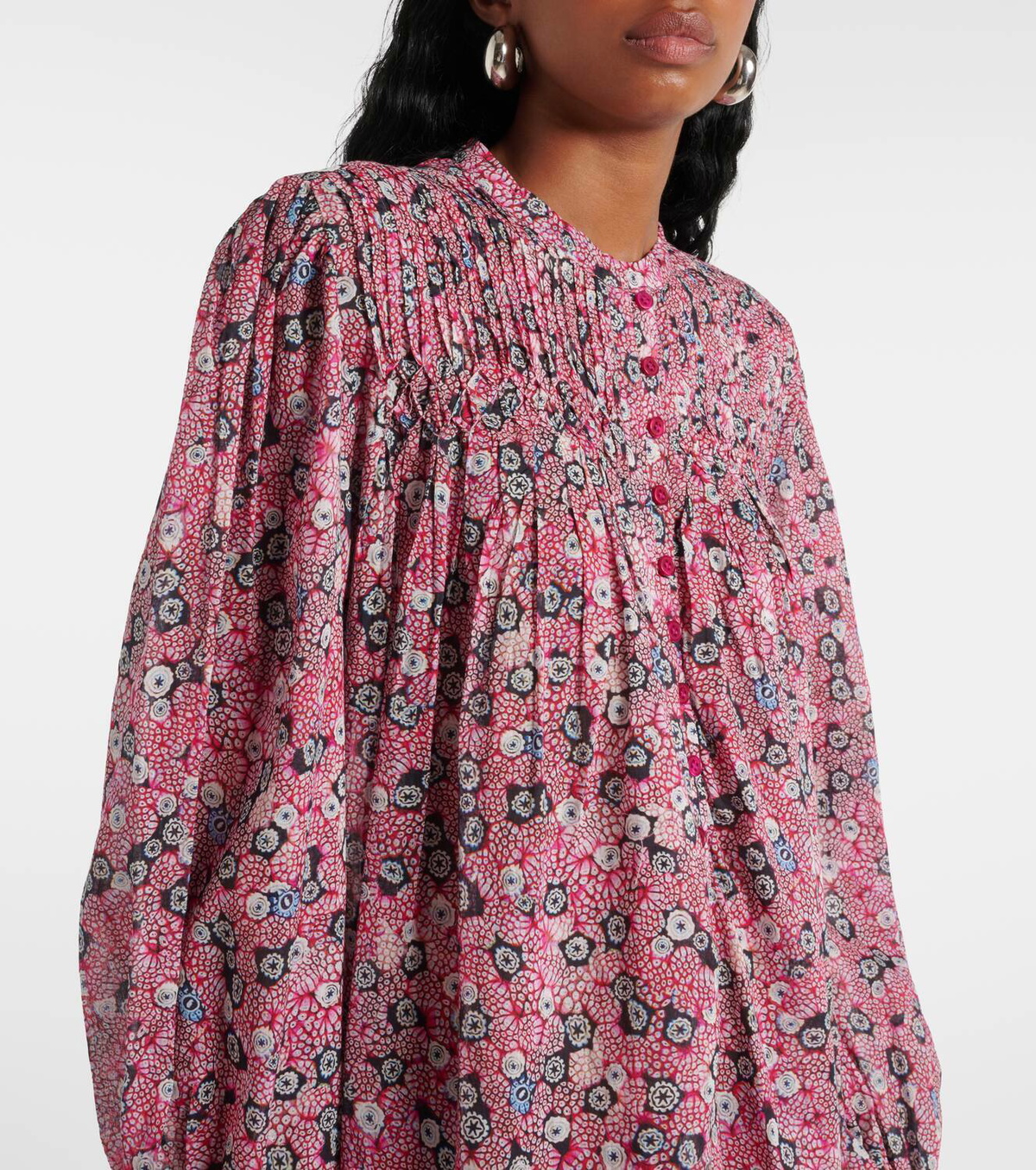 Marant Etoile Danael printed cotton voile minidress Isabel