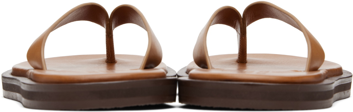 Studio Nicholson Tan Curren Flip-Flops
