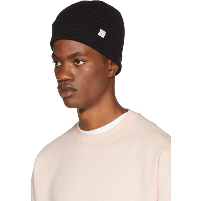 Norse Projects Black Merino Beanie Norse Projects