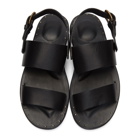 Officine Creative Black Tanhos Sandals