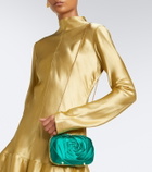Roger Vivier Rose Vivier satin clutch