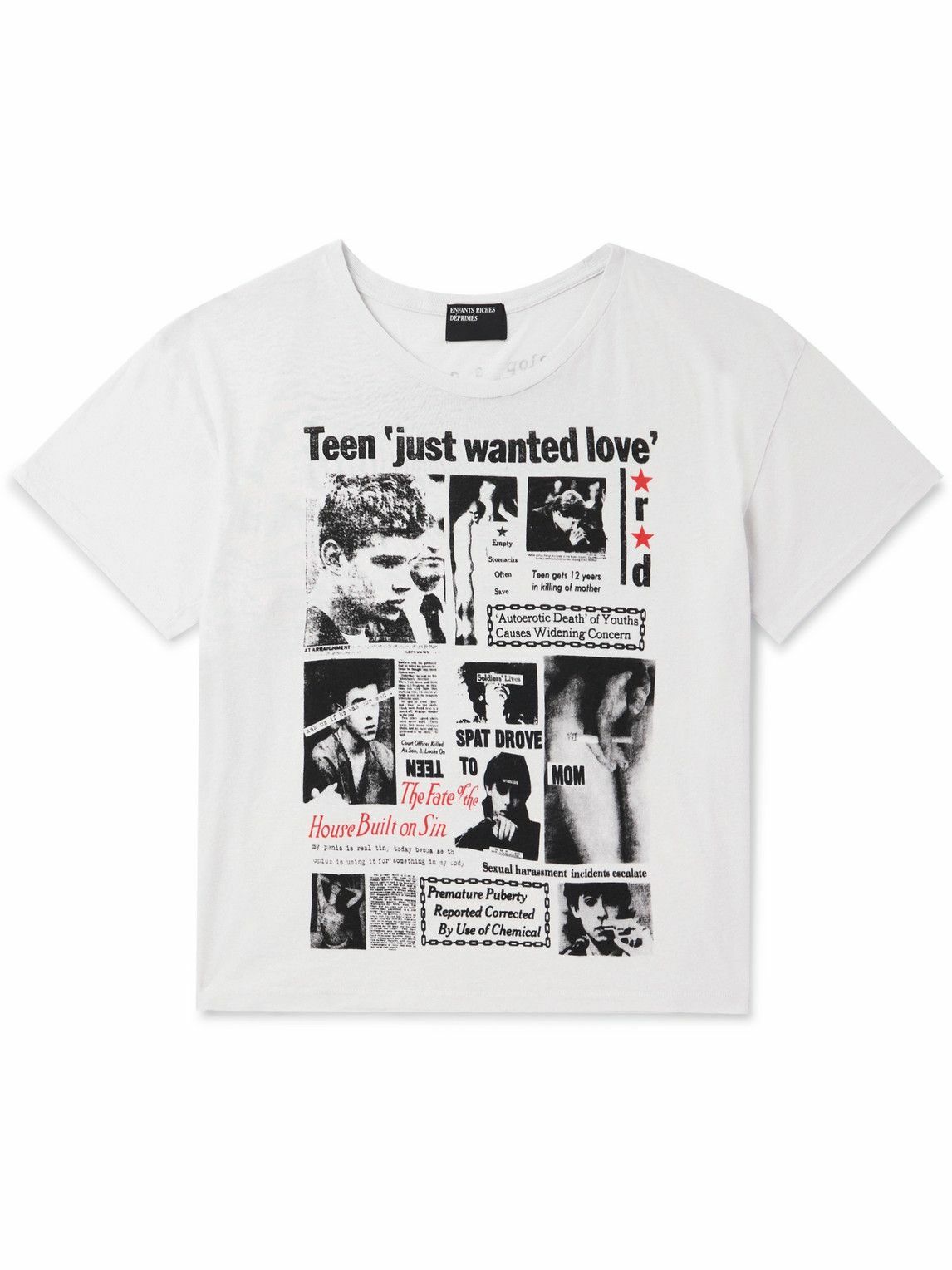 Enfants Riches Déprimés - Slim-Fit Printed Cotton-Jersey T-Shirt