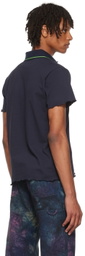 PALMER Navy Cotton Polo