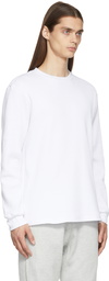 Nahmias White Waffle Thermal Long Sleeve T-Shirt