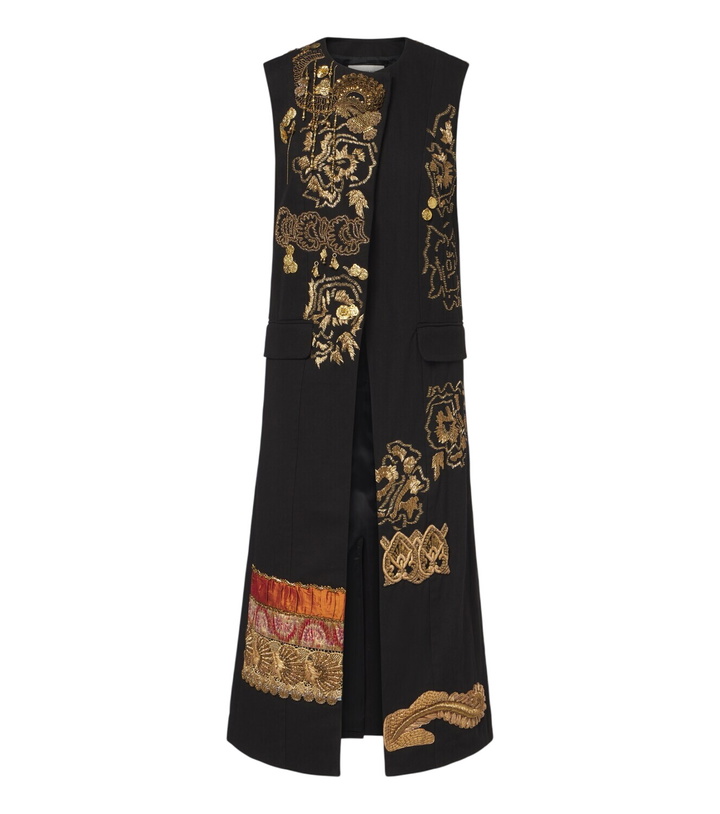 Photo: Dries Van Noten Embellished cotton vest