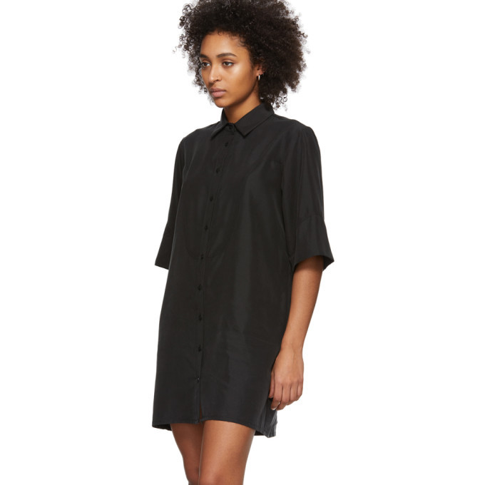 Georgia Alice Black Pierre Shirt Dress