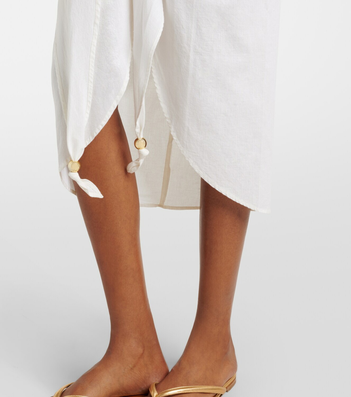 Melissa Odabash Winnie cotton and linen beach cover-up