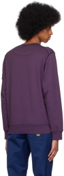 Stone Island Purple Crewneck Sweatshirt