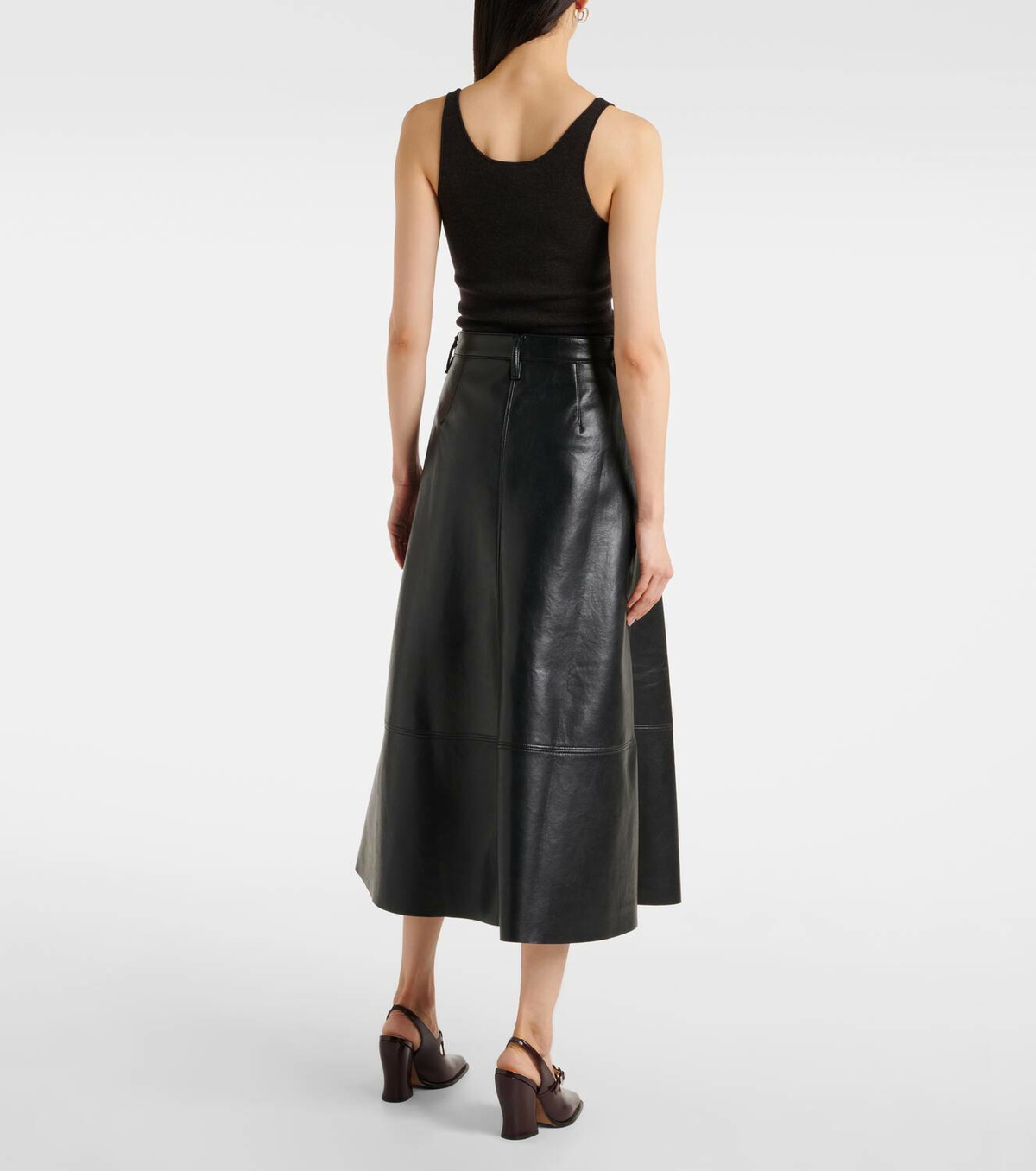 Citizens of Humanity Cassia faux leather midi skirt