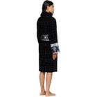 Versace Black 'I Heart Baroque' Bathrobe