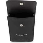 Balenciaga Black Phone Holder Bag