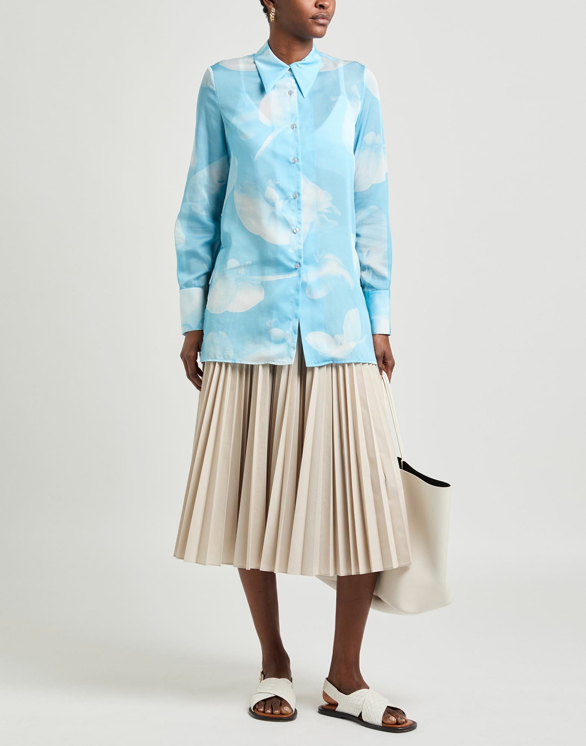 Low Classic Womens Shirt in Sky blue