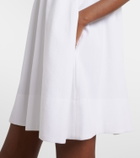 Stella McCartney Embellished cotton crêpon minidress